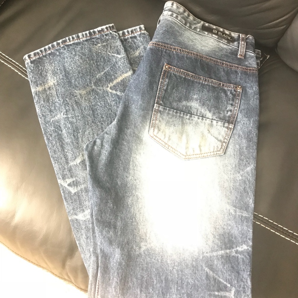 Men's Acid Washed Jeans